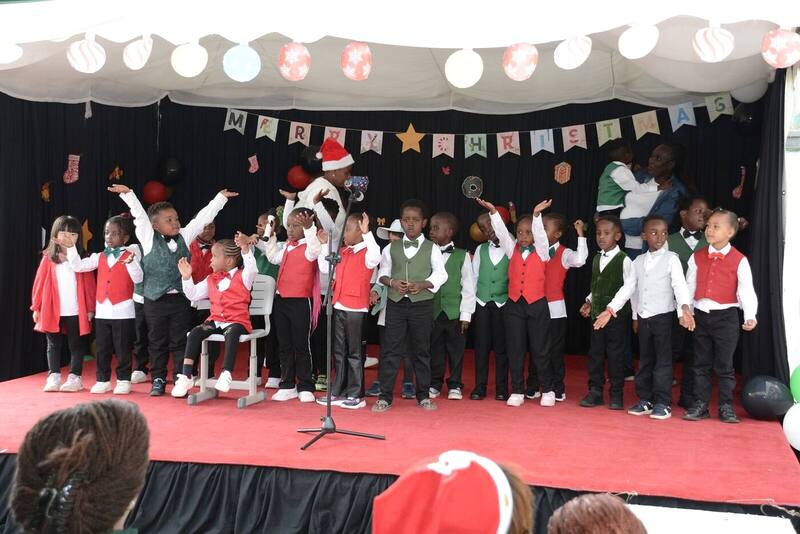 Students performing at the annual Christmas concert